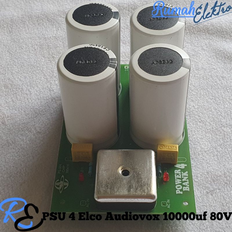 Kit PSU 4 Elco AUDIOVOX 10000uf 80V Dioda Kotak
