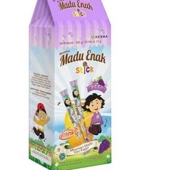 

DISKON madu enak rasa anggur untuk anak isi 20 sachet