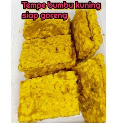 

TEMPE bumbu kuning siap goreng isi 10 potong murah