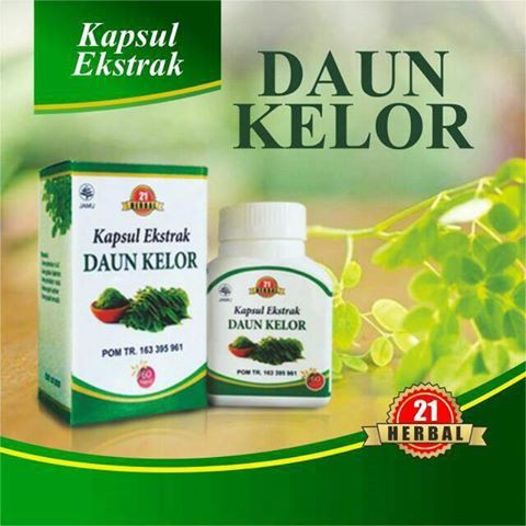 Kapsul Ekstrak Daun Kelor Isi 60 Kapsul Herbal 21 Shopee Indonesia