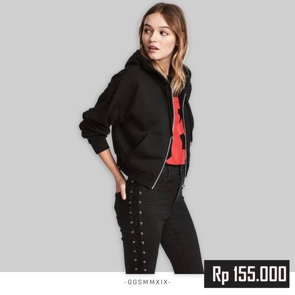 Hoodie Zipper Basic By S.Oliver Original Black | Hoodie S.Oliver Original Brand | Hoodie Unisex Baru