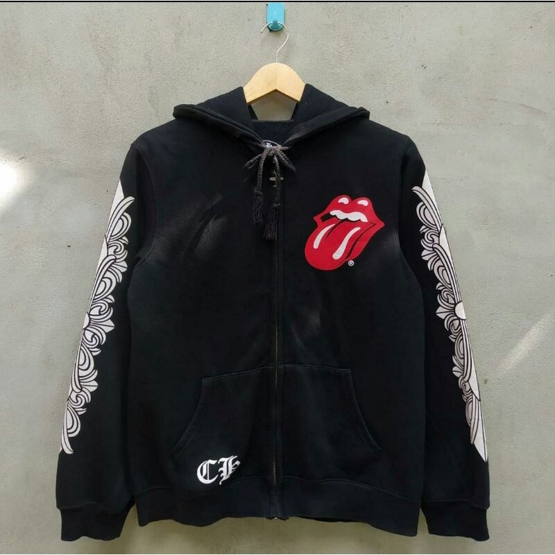 hoodie chrome hearts x rolling stone