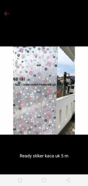Gm V7 Stiker Kaca Uk.45cm X 5m Sb 064 016 040 035 018 147 153 109 174 Sticker Kaca Sanblast