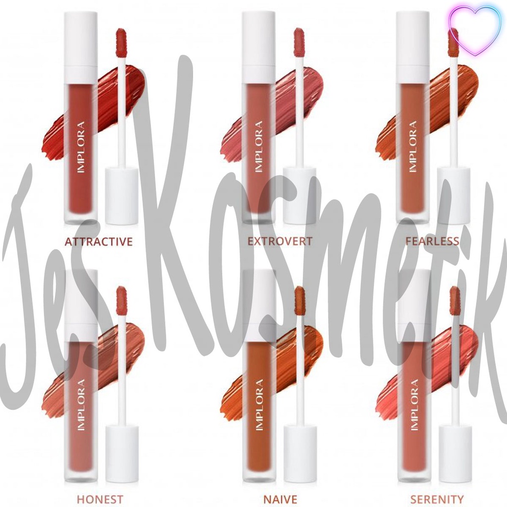 [COD] [PER PCS] Implora Lip Velvet dengan Vitamin E (BPOM)