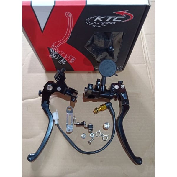 Handle Master Rem Ktc Racing Original Master Rem Ktc 1 Tabung Smoke Set Kiri Kanan Full Cnc Universal Beat Vario Scoopy Mio Xeon Fino Vixion Satria Fu Ninja R15 R25 Dll