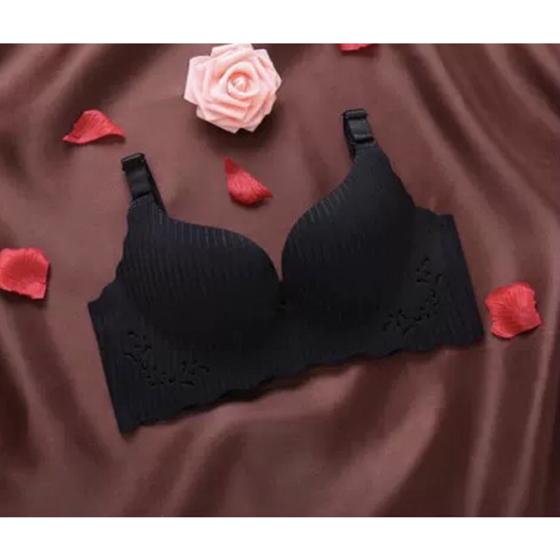 Bra Seamless (K-L8) Motif Liris busa normal tanpa kawat