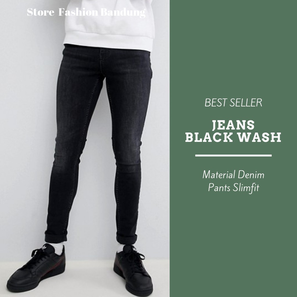 Celana Jeans Premium Black Biota