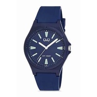 Jam Tangan Pria Sporty Jarum Luminus Rubber Analog Original Q&amp;Q QNQ QQ VQ66 VQ66J Series