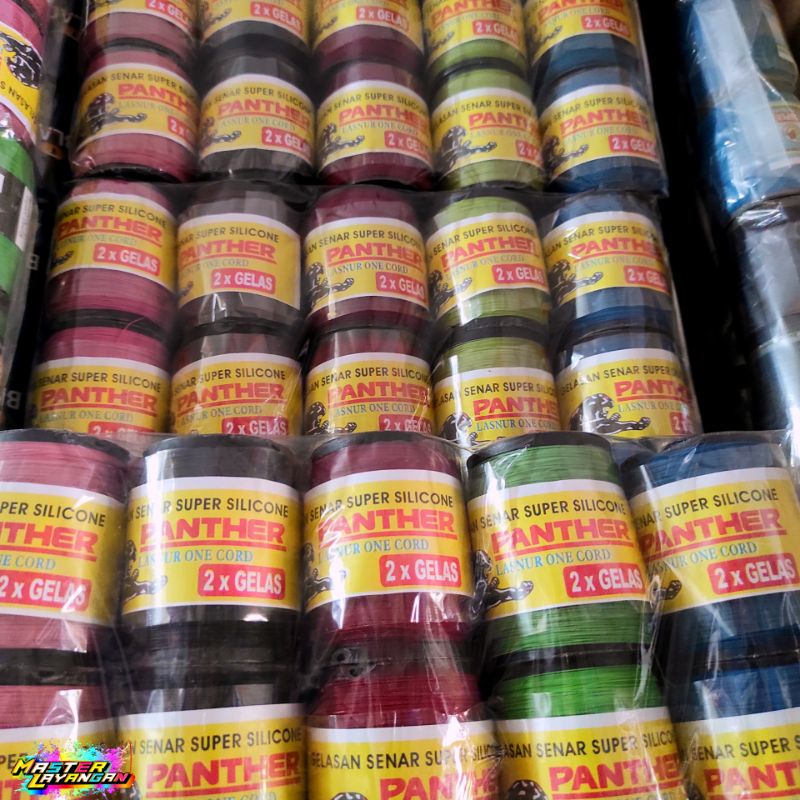 Grosir Isi 10 Pcs - Gelasan Cap PANTHER - 2X Gelas - gelasan - senar aduan tidak mudah luntur - gela