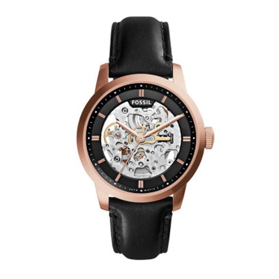Jam Tangan Pria ME3084 Townsman Automatic Black Leather Strap