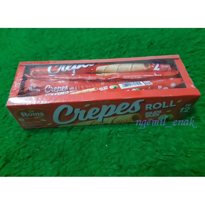 

Roma Crepes Roll Kelapa Wijen 90gr