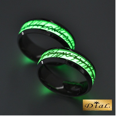 Cincin Luminous Glow in The Dark Gaya Punk Pria Wanita menyala dalam gelap  cin cin KEREN Premium