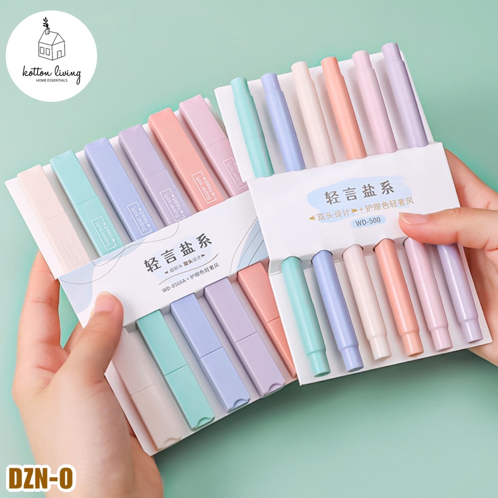 

(isi 6) spidol pastel set stabilo highlighter DZN O