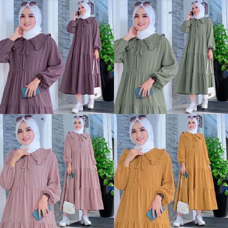 MIDI DRESS URAGIRI KRINGKEL// MIDI DRESS SUSUN