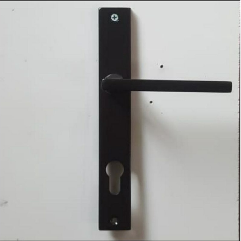 Handle Pintu Alumunium SLG + Kunci Stainless+Cylinder/Handle Pintu Alumunium