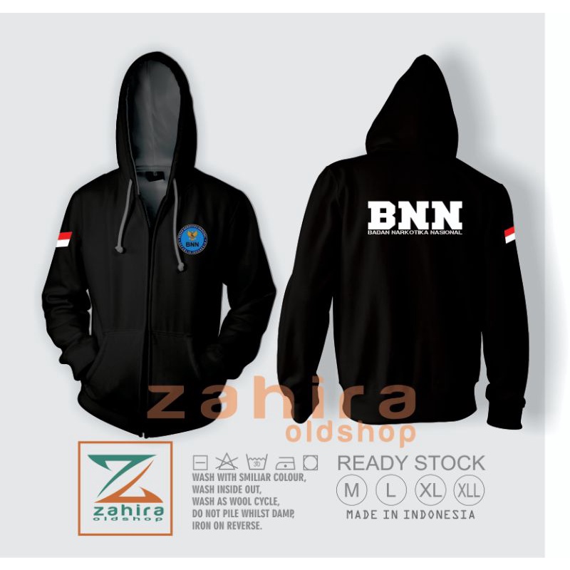 Jaket BNN/Hoodie Zipper BNN/Sweater BNN Badan Narkotika Nasional