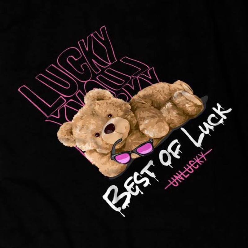 kAos anak motif teddy Bear / kaos kids murah