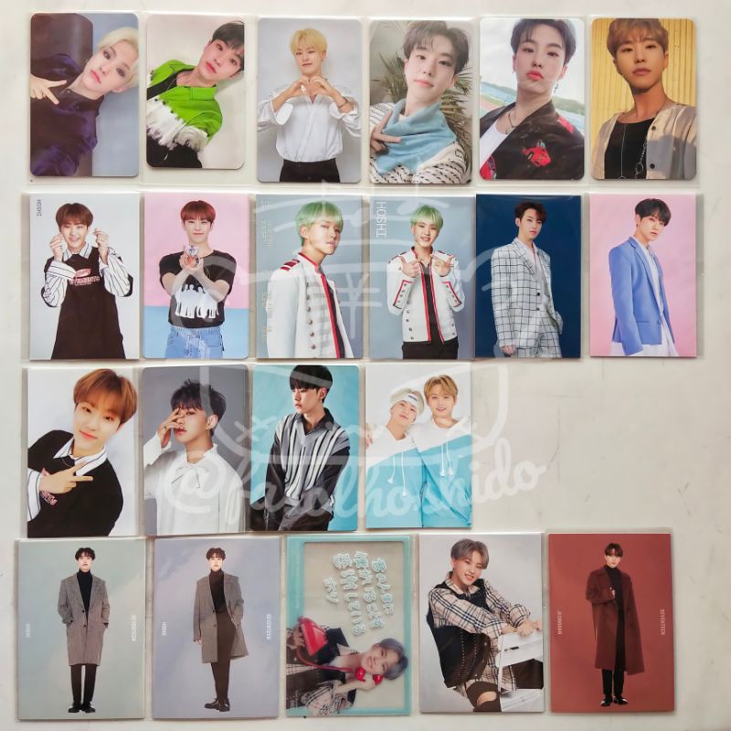 SEVENTEEN Hoshi Fansign/POB/Synnara/Richining/LD M2U/DVD Photocard & Trading Card