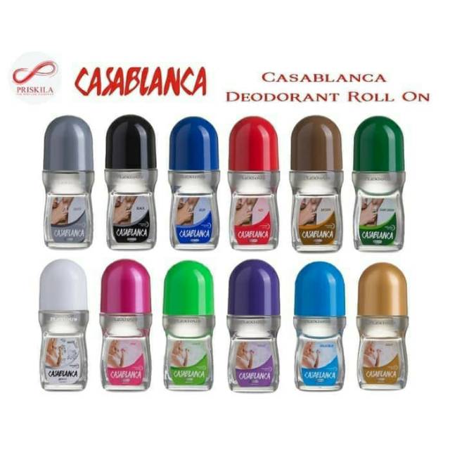 Casablanca Deodorant roll on Men/Women 50ml