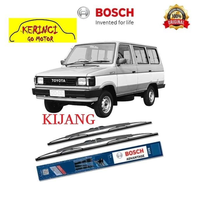 WIPER TOYOTA KIJANG BOSCH ADVANTAGE 18&quot; &amp; 18&quot; SEPASANG WIPER TOYOTA