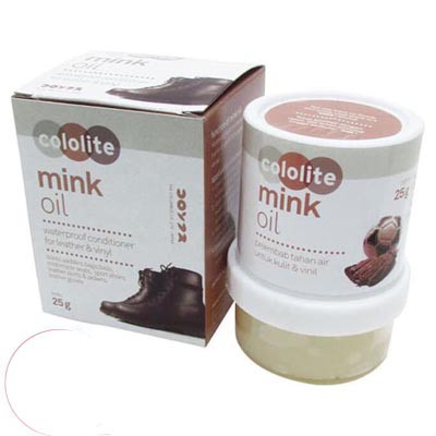 Cololite Mink Oil Pelembab Tahan Air Untuk Sepatu Kulit &amp; Vinil 25Gr