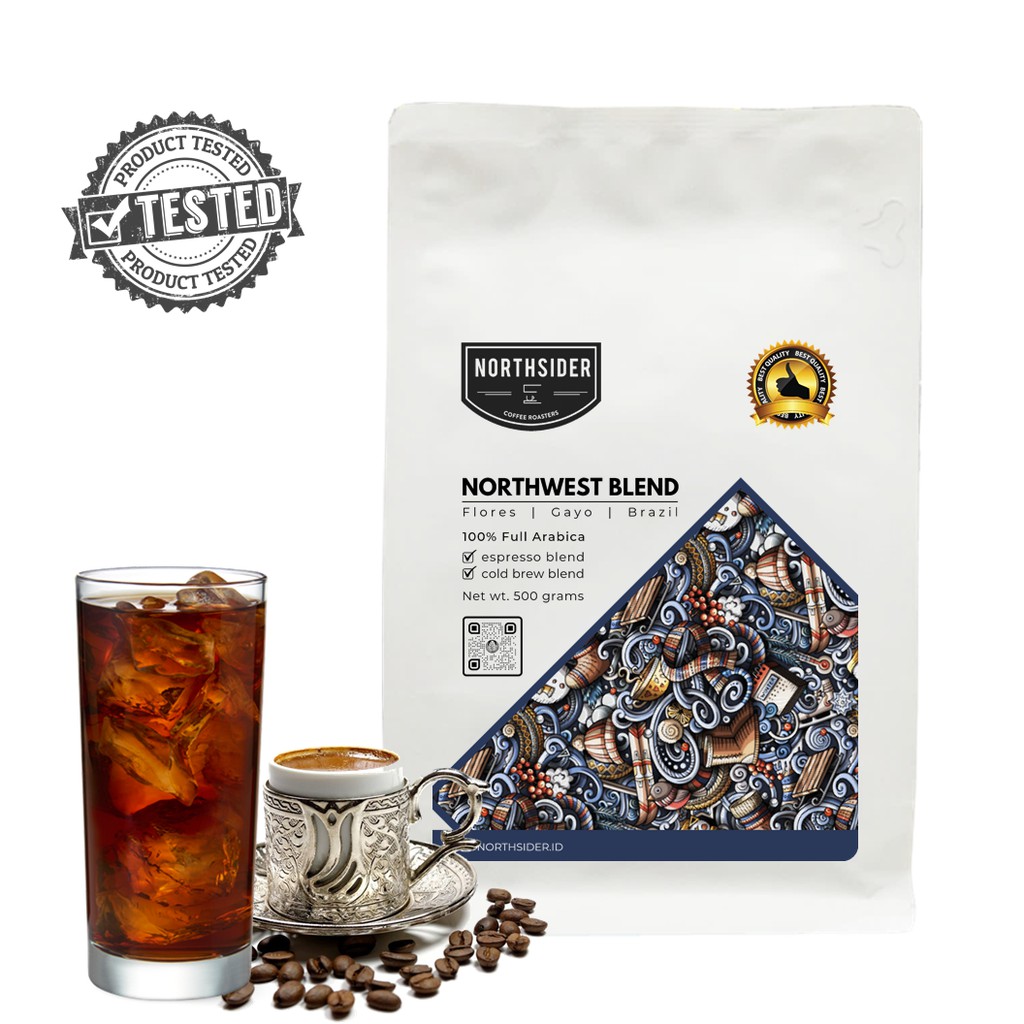 BIJI KOPI ARABIKA NORTHWEST ESPRESSO BLEND -200GR NORTHSIDER COFFEE