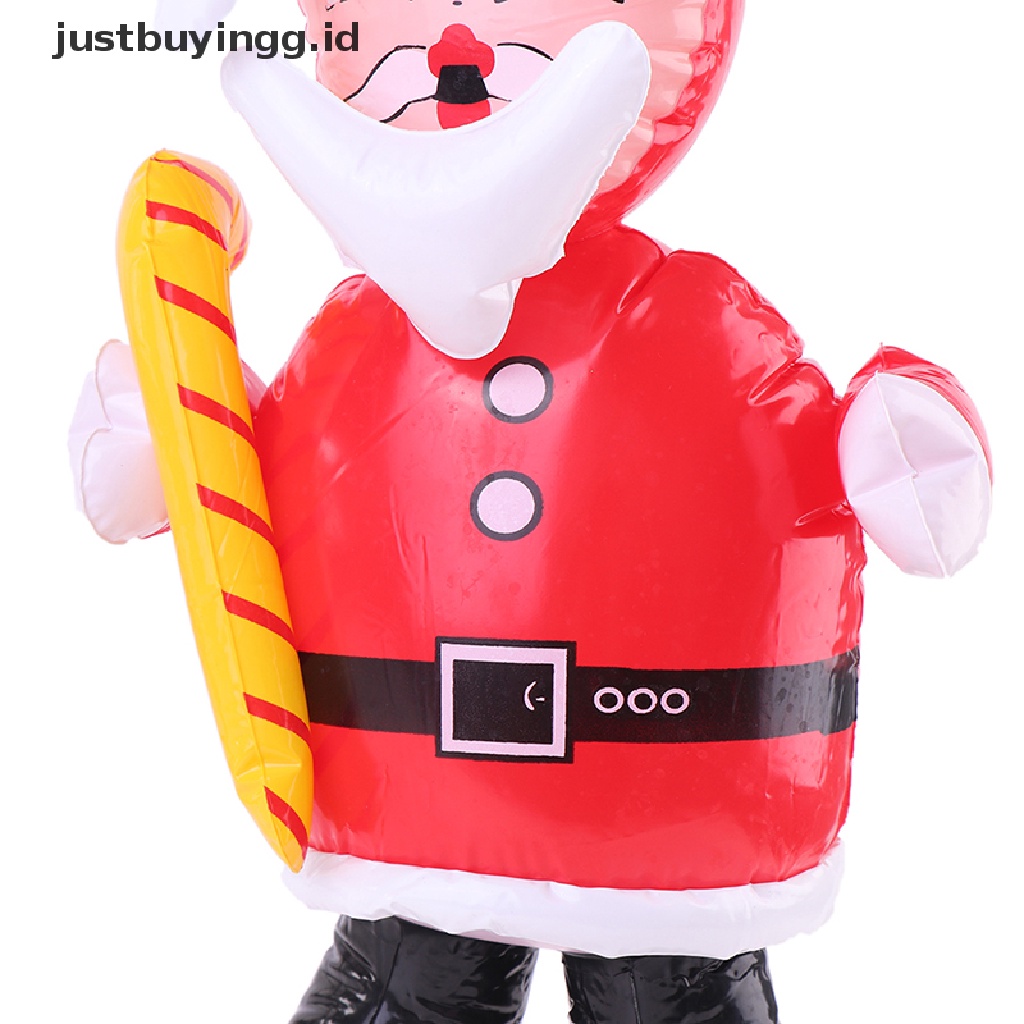 (Justbuyingg.Id) Balon Tiup Bentuk Santa Claus Untuk Dekorasi Natal