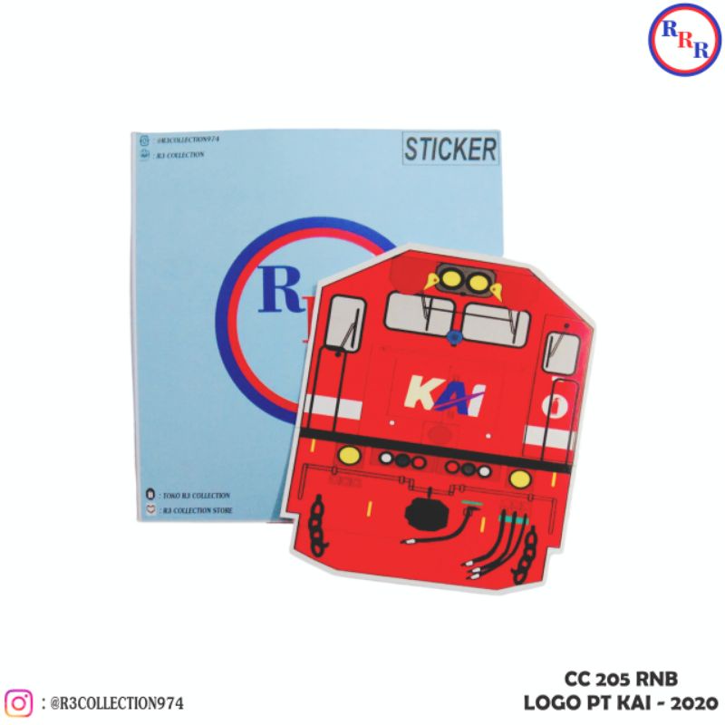 

Stiker Kereta - CC 205 LOGO PT KAI 2020