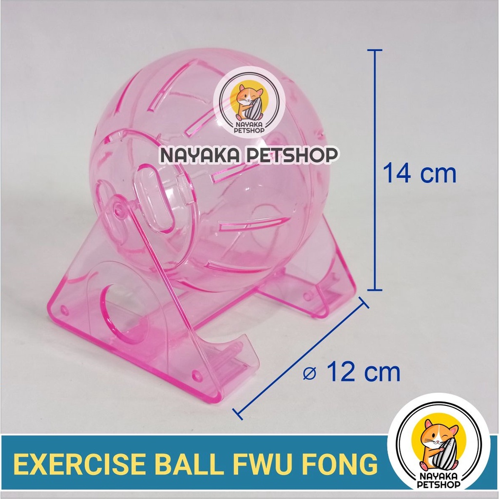 Exercise Ball Bola Hamster Jogging Wheel Kincir Rolling