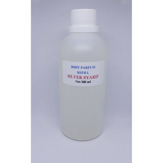 Grosir Bibit Parfum Isi Ulang Refill SILVER SYARIF 500 ml