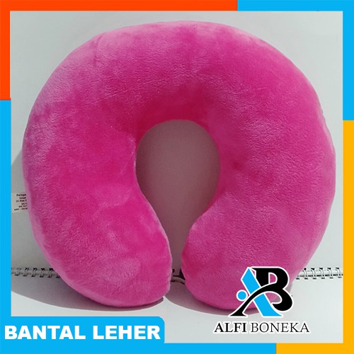 Bantal Leher Dewasa Polos Halus Lembut ber SNI kualitas no 1 Warna Pink Tua