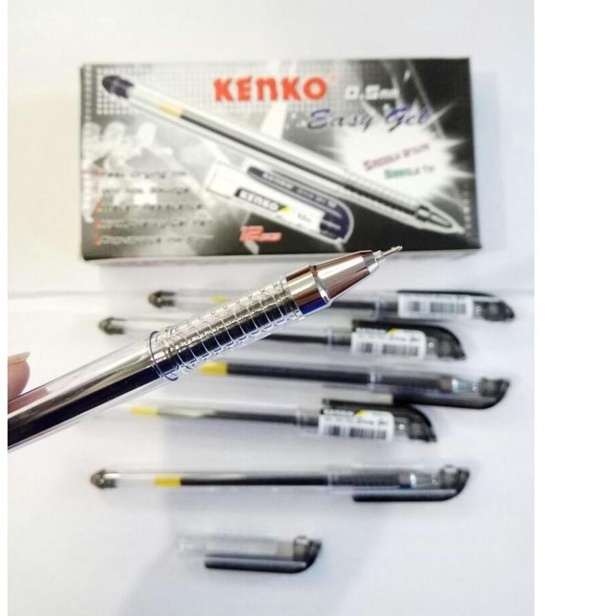 

Pulpen Easy Gel Kenko 12pcs ,.