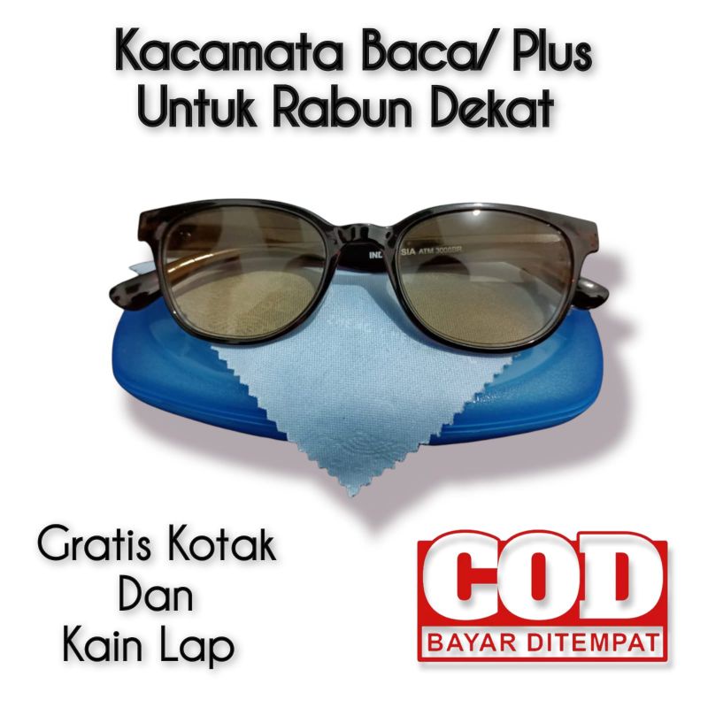 KACAMATA PLUS - Kacamata Baca Super Fokus FULL CHOCO Pria Wanita ARTMATIC SERIES