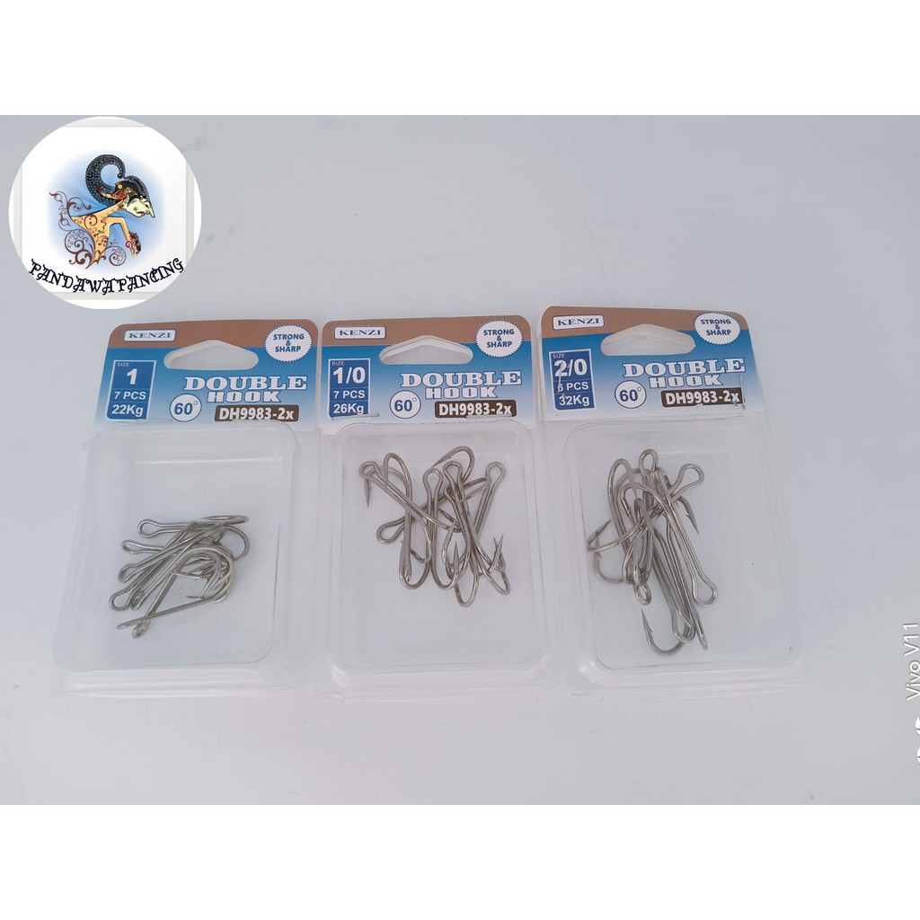 mata kail double hook kenzi
