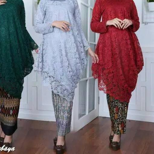 ✿ KEBAYA / TUNIK BROKAT / SET TUNIK BROKAT / BROKAT KINANTI / KEBAYA / KEBAYA BROKAT ➹