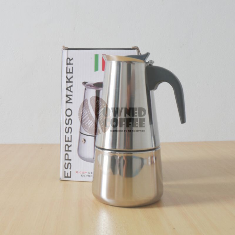 Maker Coffe Moka Pot 6 Cup Alat Seduh Kopi Cofee espresso Makeer