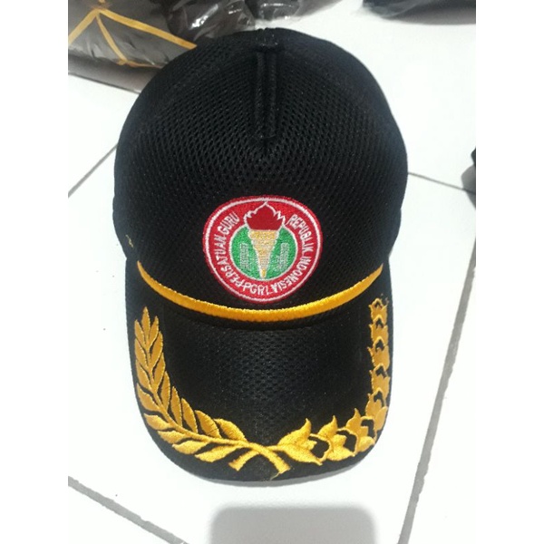 Topi PGRI Bordir Padi Kapas