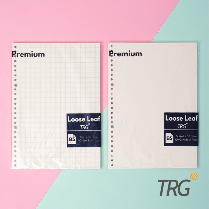 

TRG - Isi Loose Leaf B5 Premium TRG - Refill Binder Paper B5 Bookpaper Dotted Grid TRG