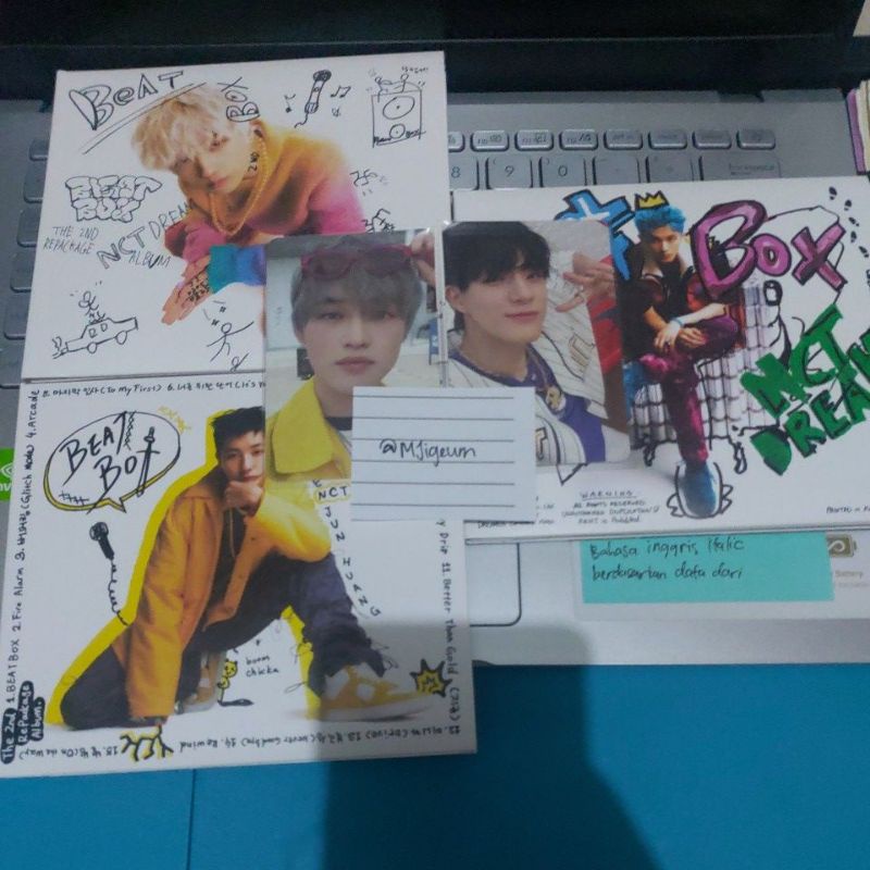 pc mixtape digipack beatbox mark jeno jaemin jisung chenle