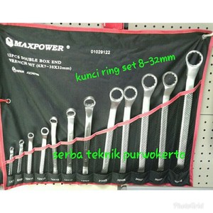 KUNCI RING SET 8-32MM MAXPOWER