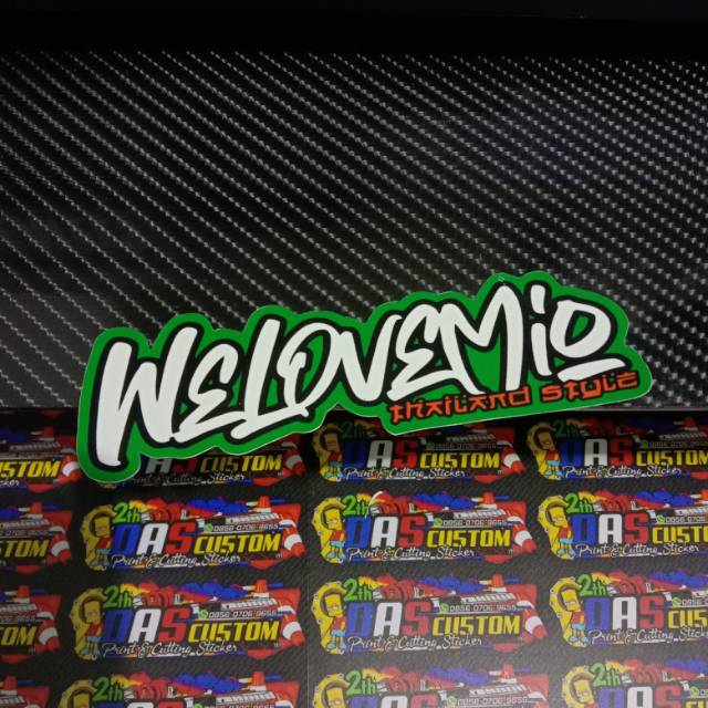 Sticker thailand thailook WELOVEMIO 13CM