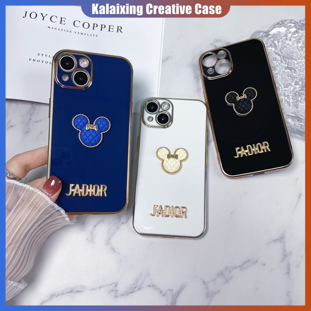 Casing Soft Case Desain Plating Gaya Mewah Berkilau Untuk iPhone 14 + / 14 Pro Max / 13Pro / 12promax / 11Pro / Xs Max / Xr / X / Xs