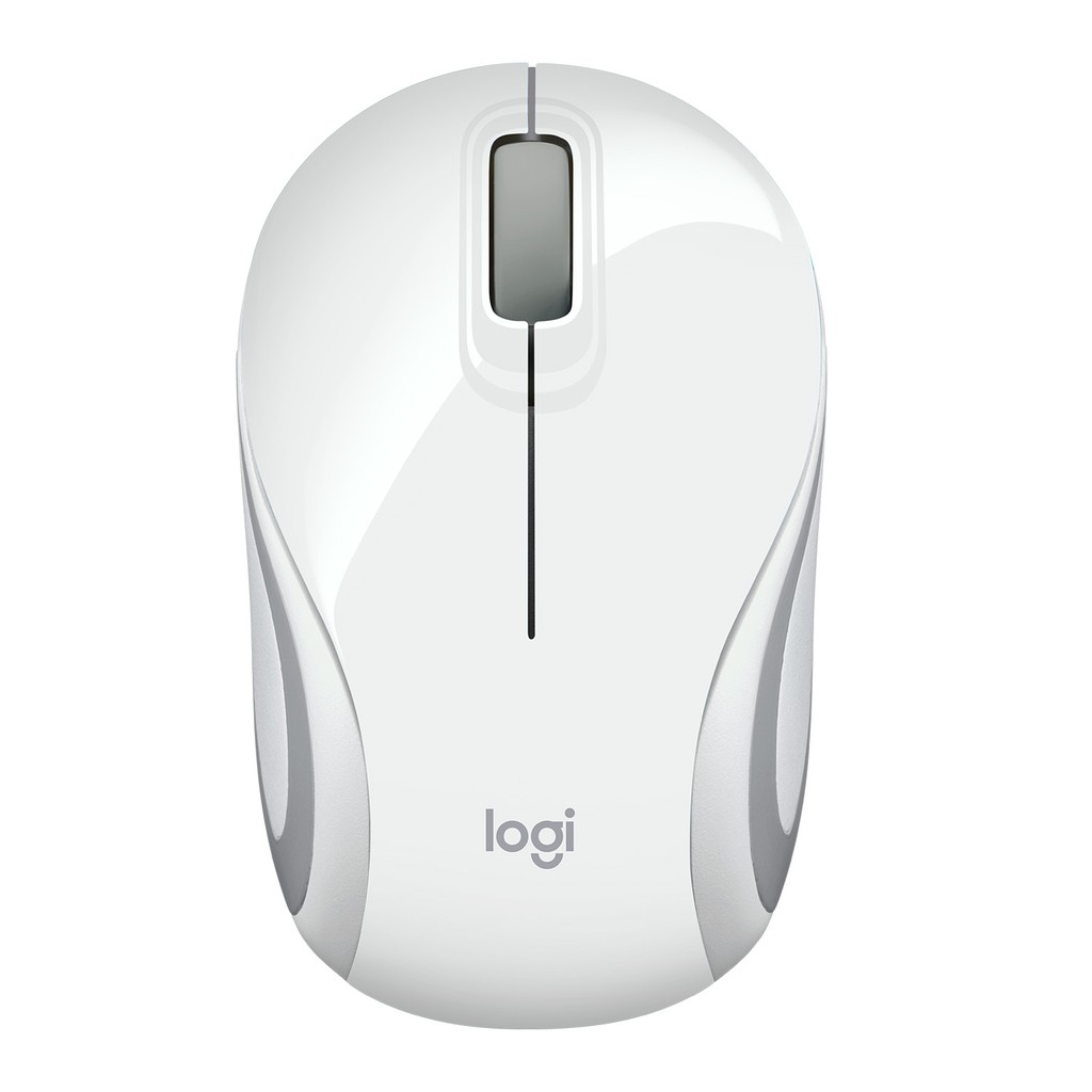 Logitech Mouse Wireless M187 Putih - Wireless Mouse M 187 White