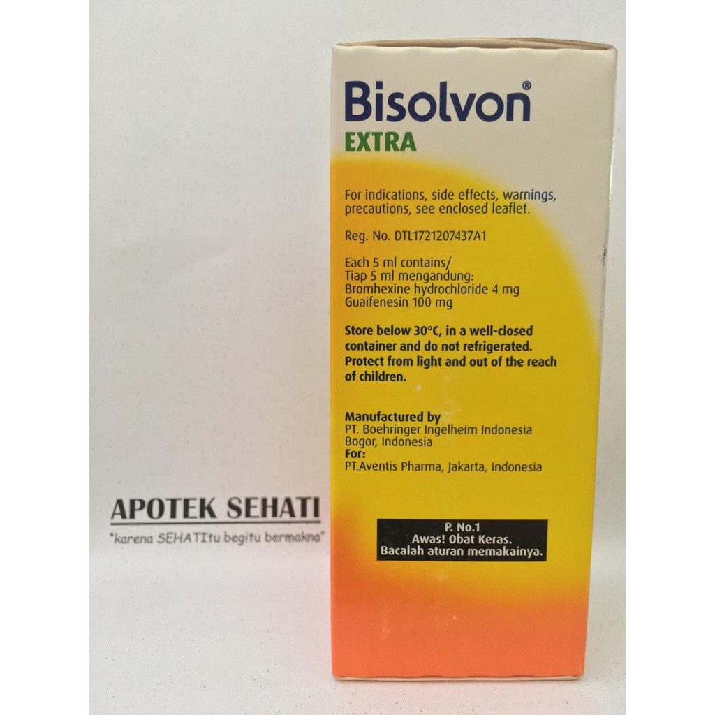 Bisolvon Extra Sirup Batuk Berdahak 125ml