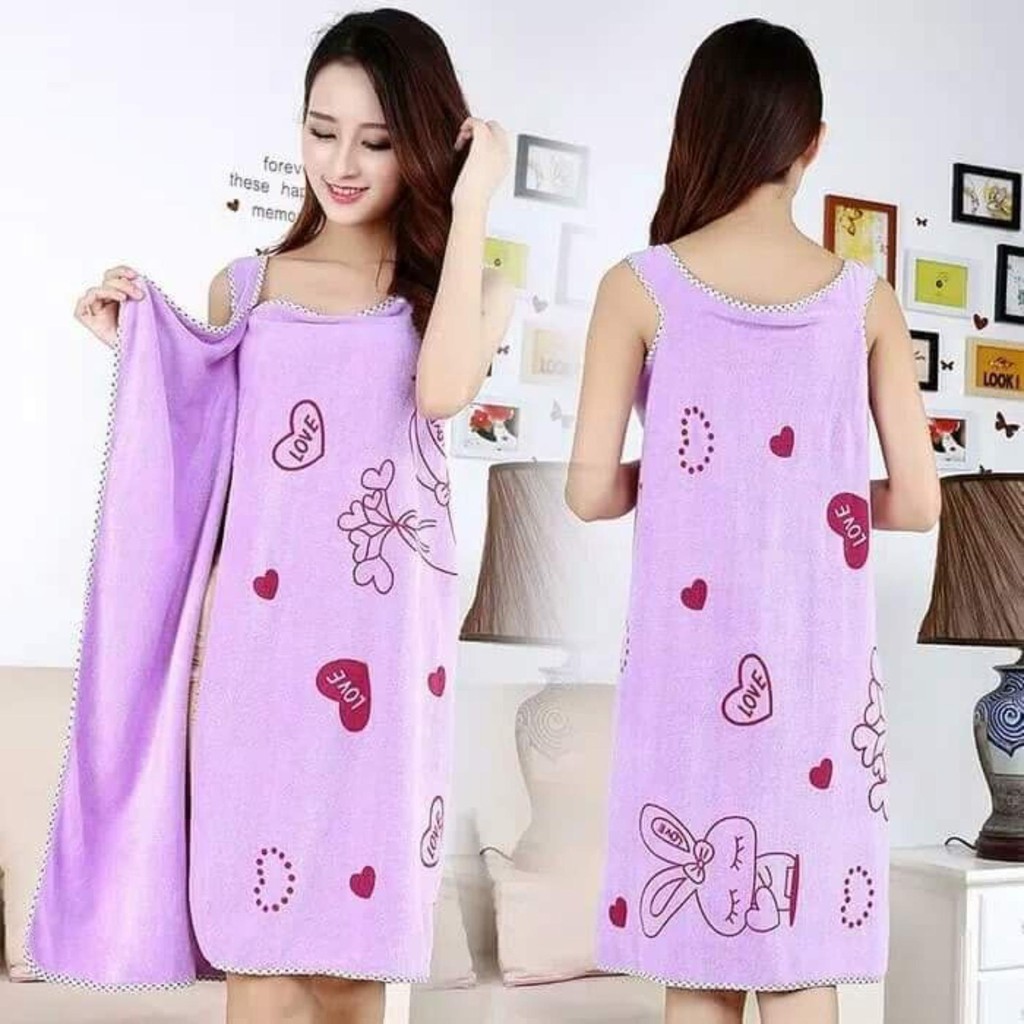 Handuk Baju Kimono - Handuk Baju Wanita - Baju Tidur