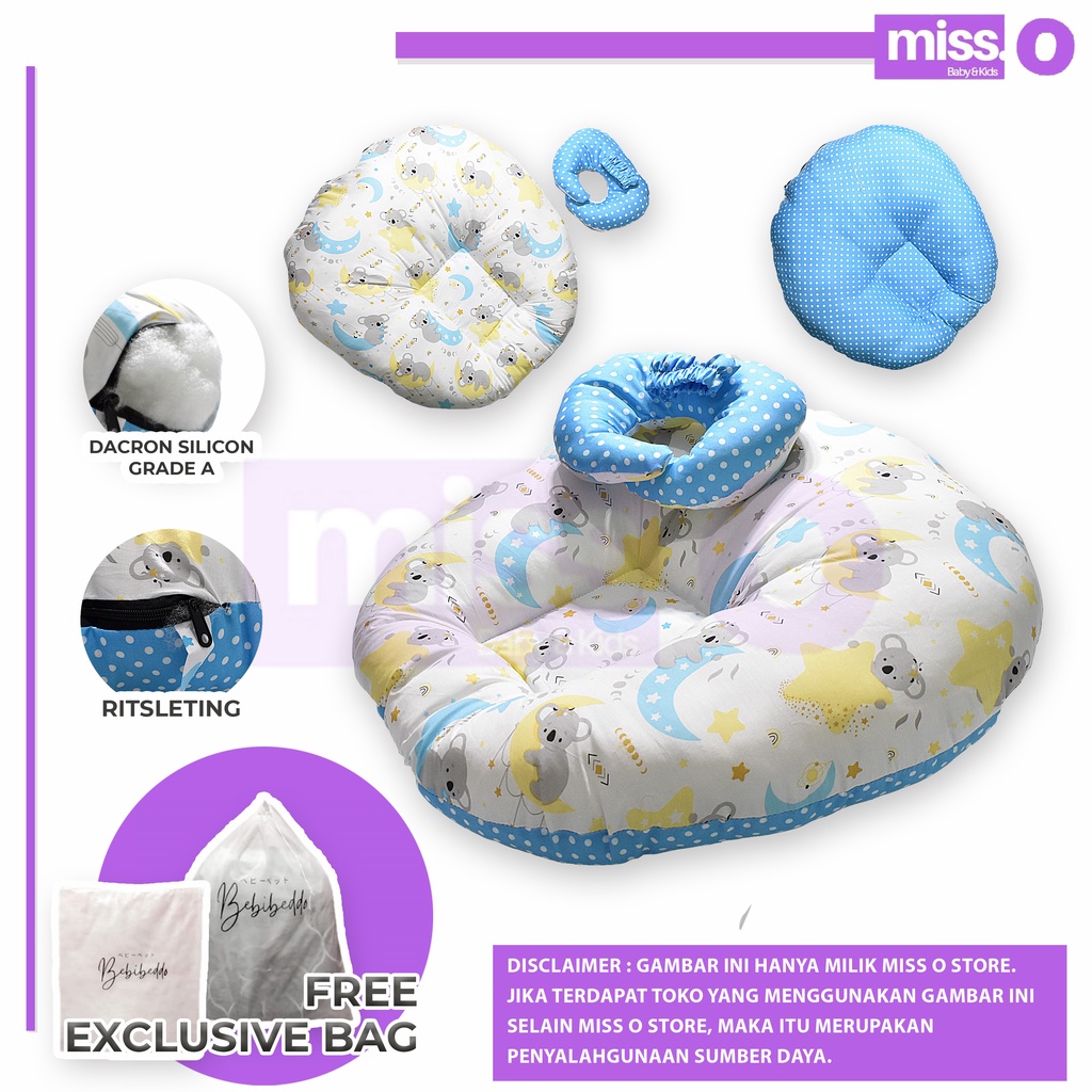 Sofa bayi / baby launger FREE bantal mahkota bayi dan tas