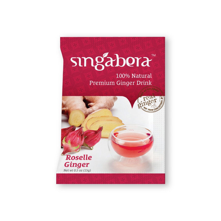 Singabera Premium Ginger Drink (Minuman Jahe Premium) Rosella