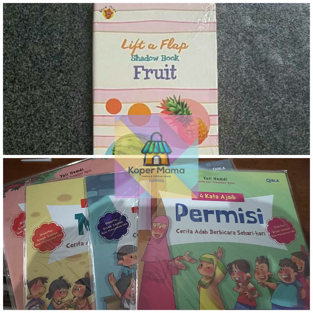 Bundling package - Seri 4 Kata Ajaib (full set) & Lift a Flap Shadow Book Fruit