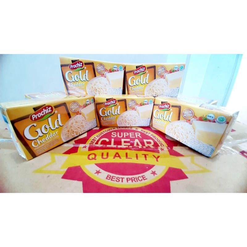 

Keju Cheddar Prochiz Gold 160gr