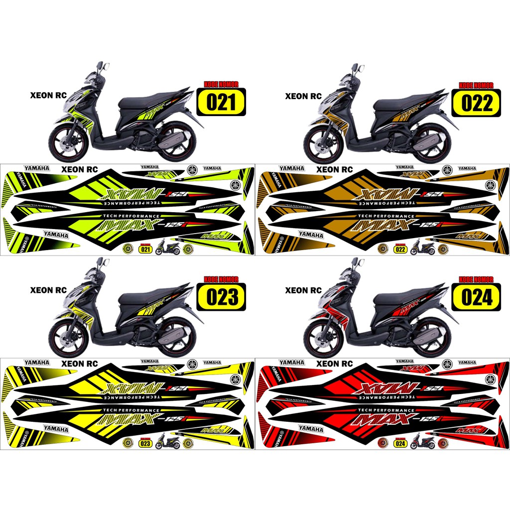 Stiker striping Yamaha Xeon RC 2013 Variasi ARS02 (Semua Ready bisa Cod)